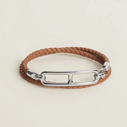 Bracelet Roulis Double Tour Argenté