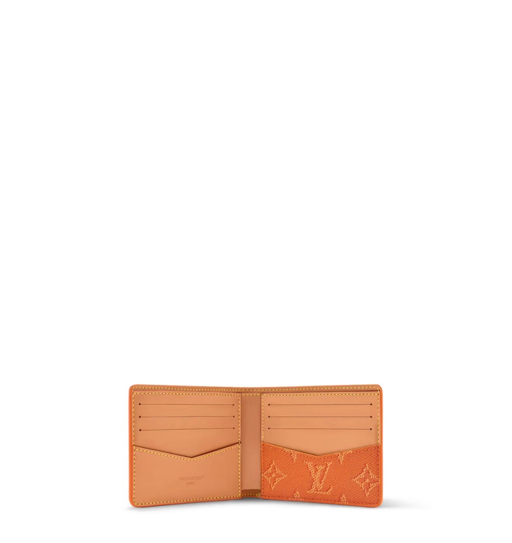 Portefeuille LV Slender Signature Orange