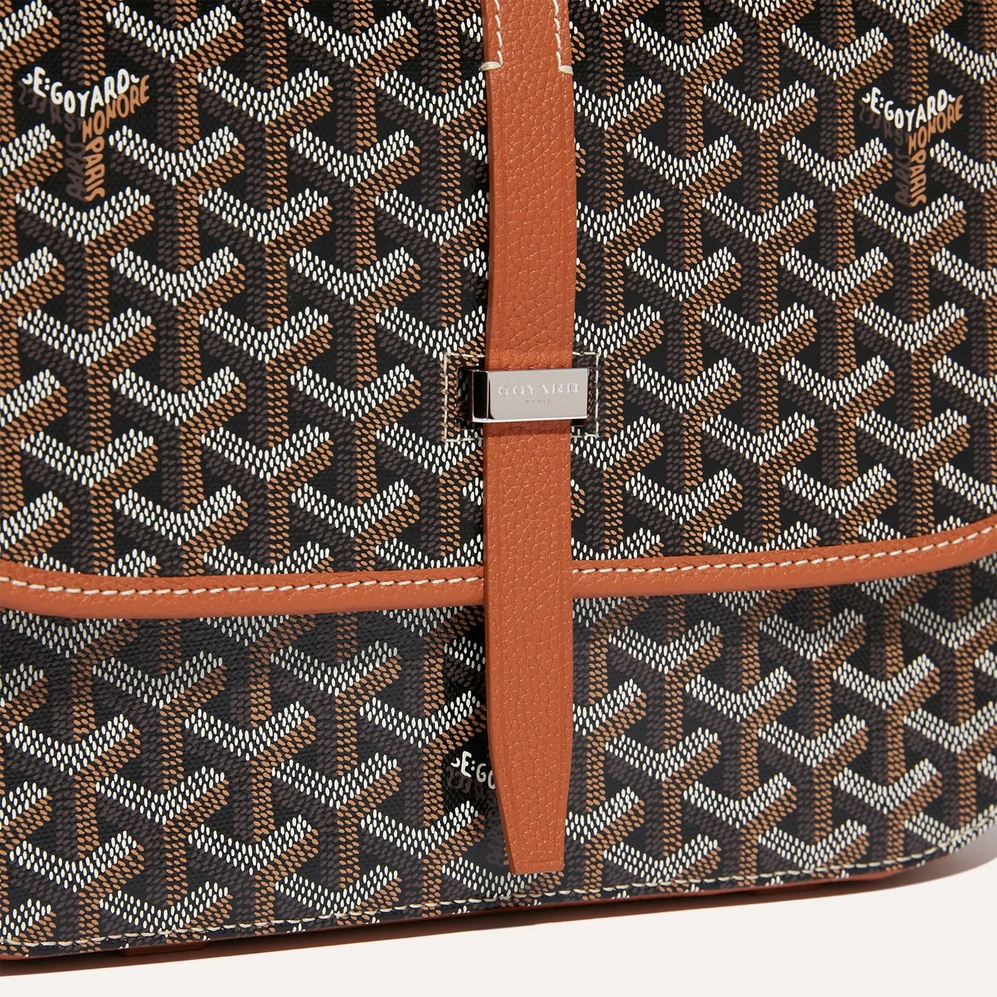 Sac Belvédère MM Goyard Marron Noir