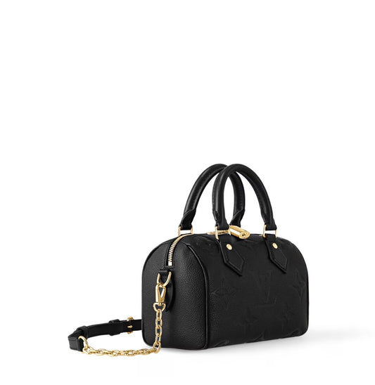 Sac Nano Speedy Black Monogram