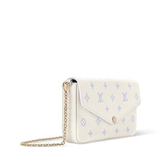 Pochette Métis — Blanc Lait / Bleu