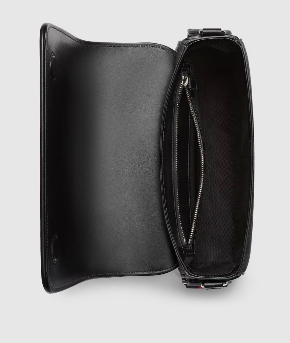 Sac à Bandoulière GG Black Moyen Format