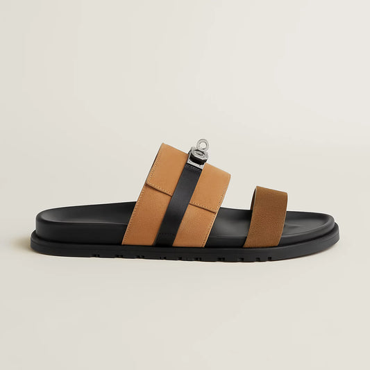 Sandales Jackson Multicolore Brun Fumé
