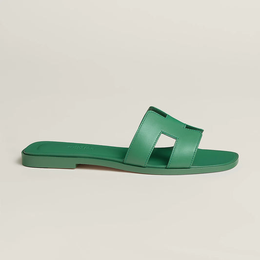 Claquettes Oran - Vert Jungle