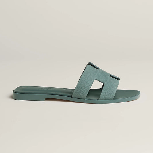 Claquettes Oran - Bleu Tonnerre