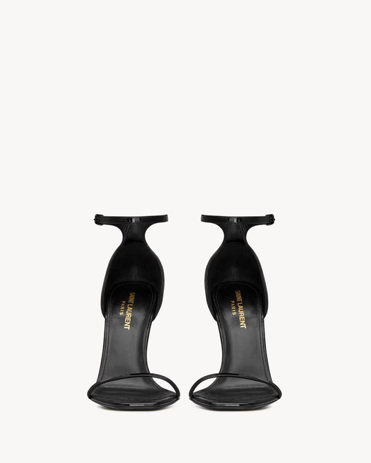 Talons YSL Opyum Noir en Cuir Verni