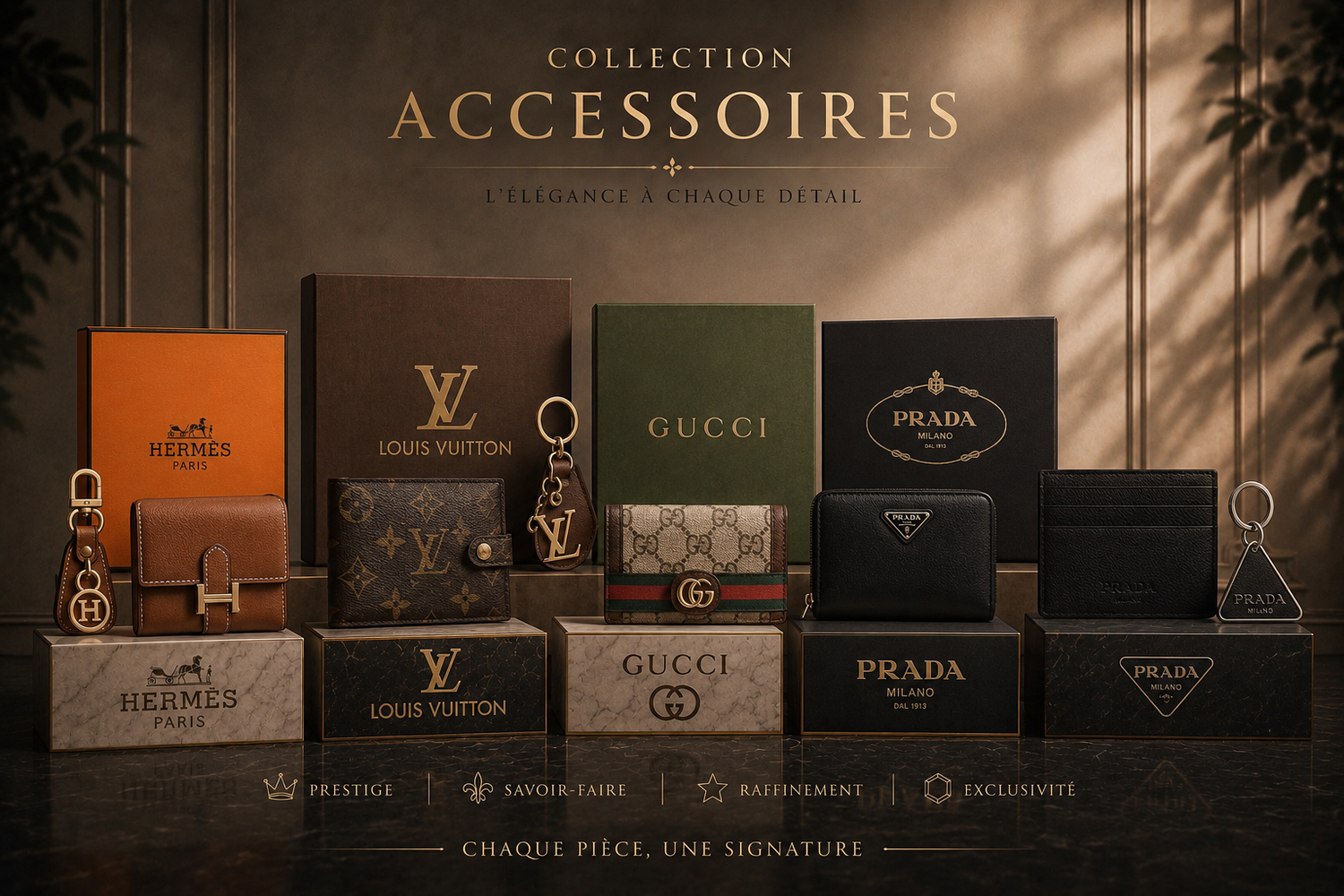 Accessoires – Portefeuilles & Porte-clés