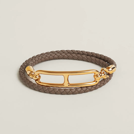 Bracelet Roulis Double Tour Doré