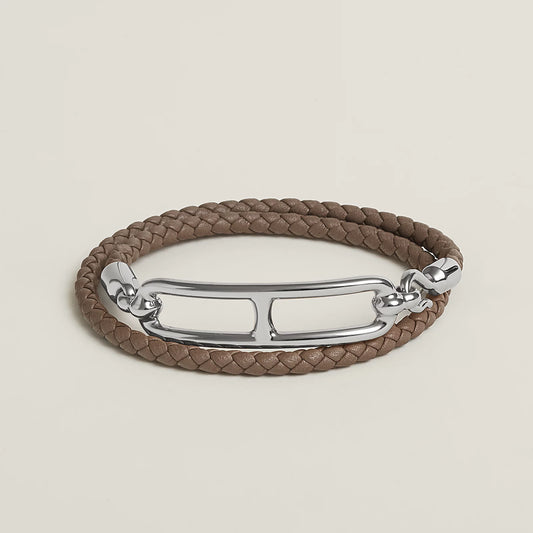 Bracelet Roulis Double Tour Argenté