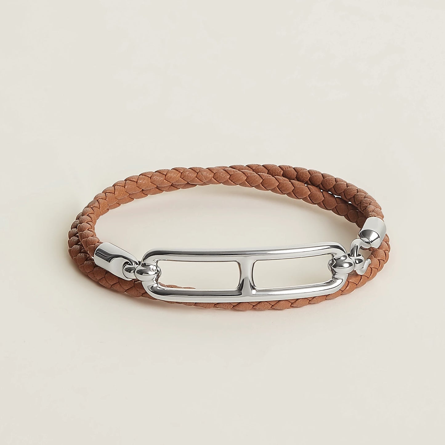Bracelet Roulis Double Tour Argenté