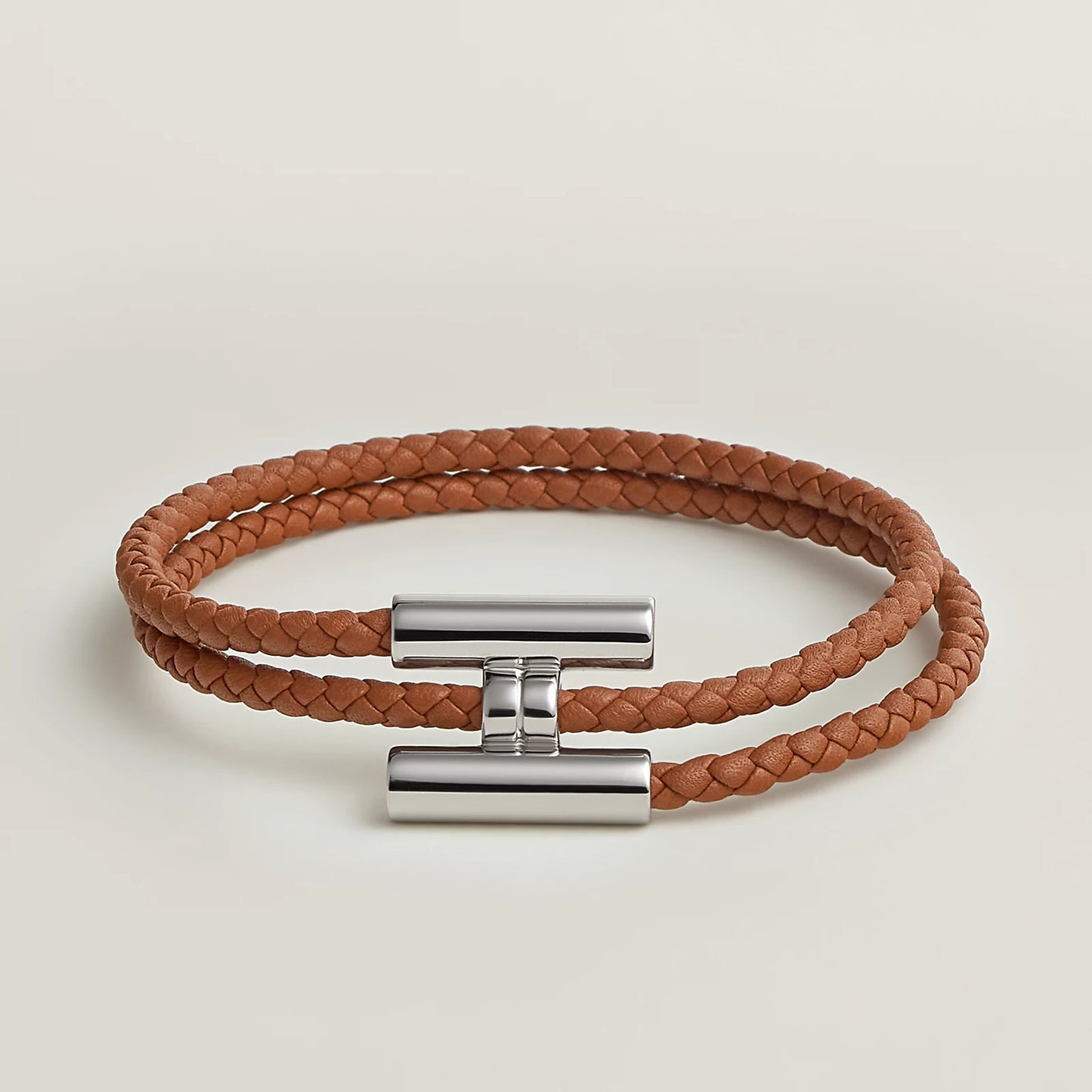Bracelet Tournis Tressé Argenté