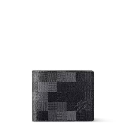 Portefeuille LV Slender Damoflage Black