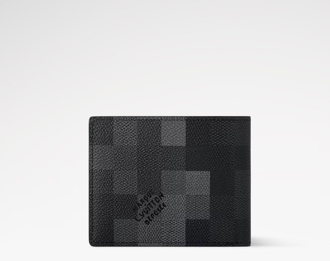 Portefeuille LV Slender Damoflage Black