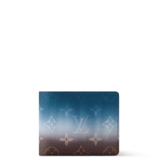 Portefeuille LV Slender Bleu Dégradé