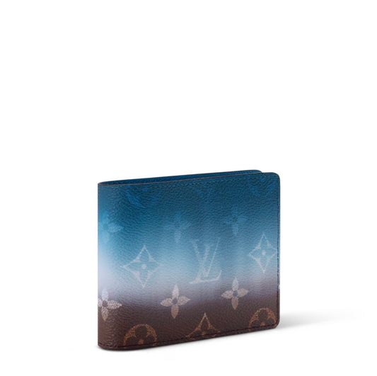 Portefeuille LV Slender Bleu Dégradé
