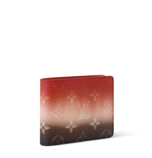 Portefeuille LV Slender Orange Dégradé