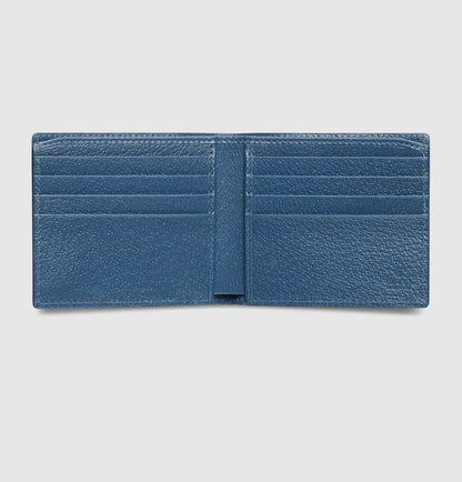 Portefeuille GG Supreme Signe Bleu