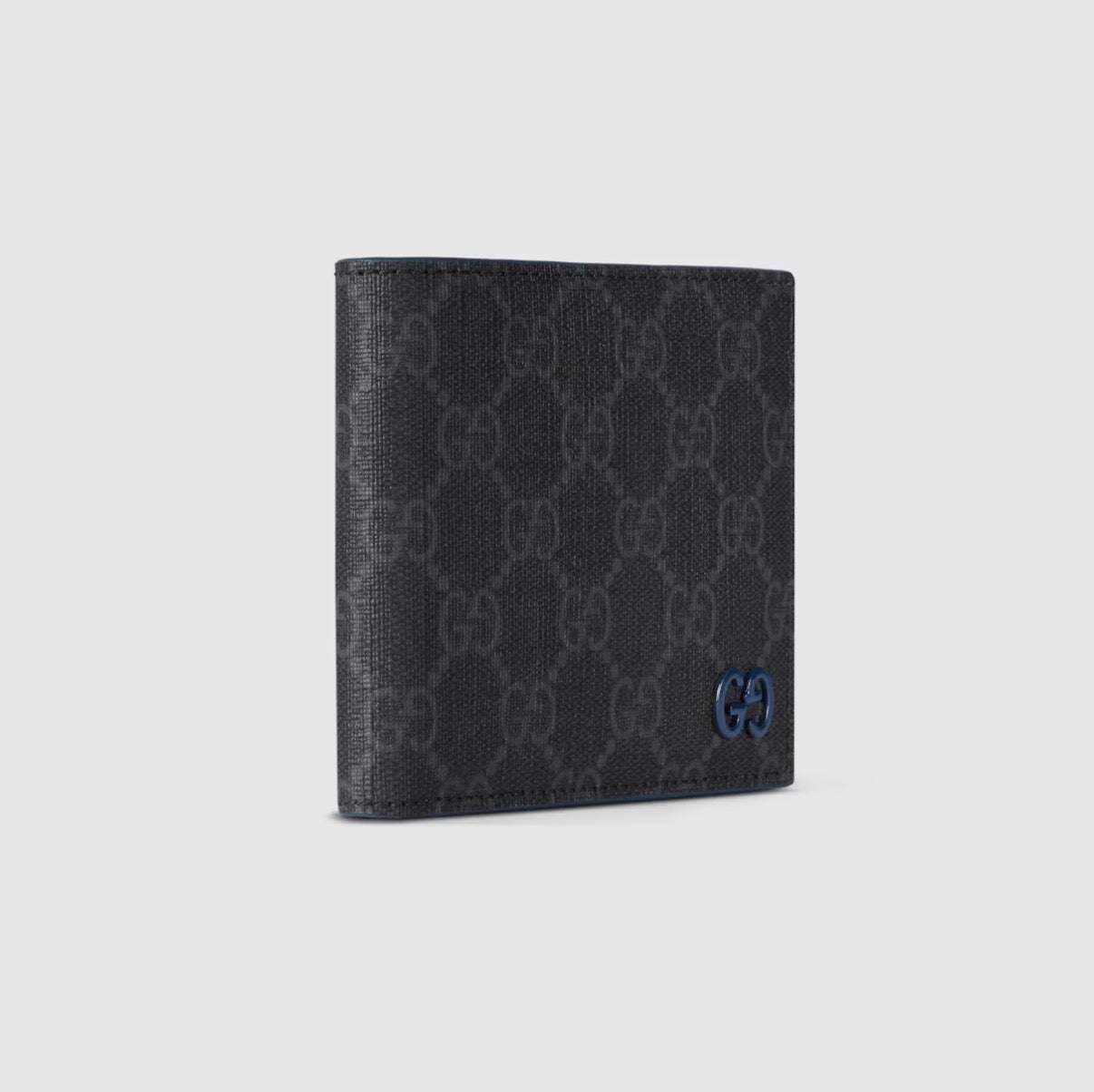 Portefeuille GG Supreme Signe Bleu