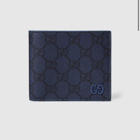 Portefeuille GG Supreme Bleu
