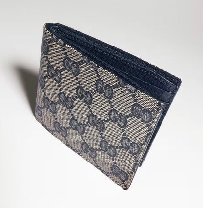 Portefeuille GG Essence Beige Bleu