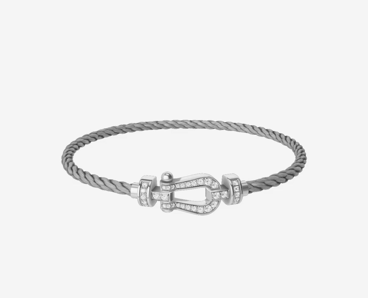 Bracelet Force 10 Silver Diamond Fred