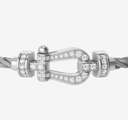 Bracelet Force 10 Silver Diamond Fred
