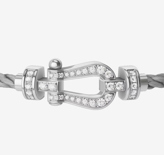 Bracelet Force 10 Silver Diamond Fred