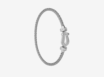 Bracelet Force 10 Silver Diamond Fred