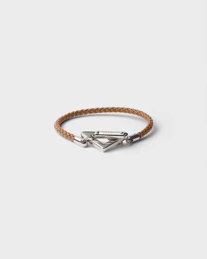 Bracelet Nappa Tressé Prada