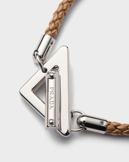 Bracelet Nappa Tressé Prada