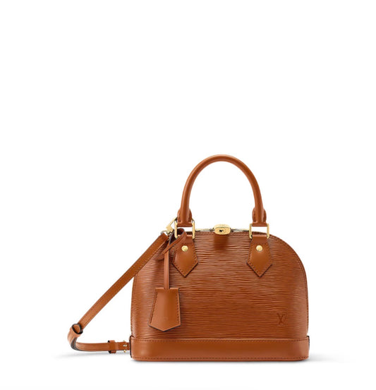 Sac Alma BB Cuir Épi – Marron