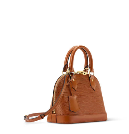 Sac Alma BB Cuir Épi – Marron
