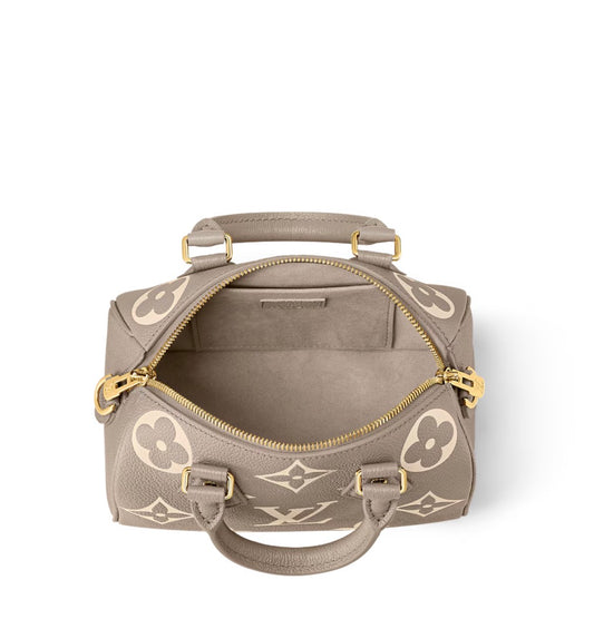 Sac Nano Speedy Monogram Beige