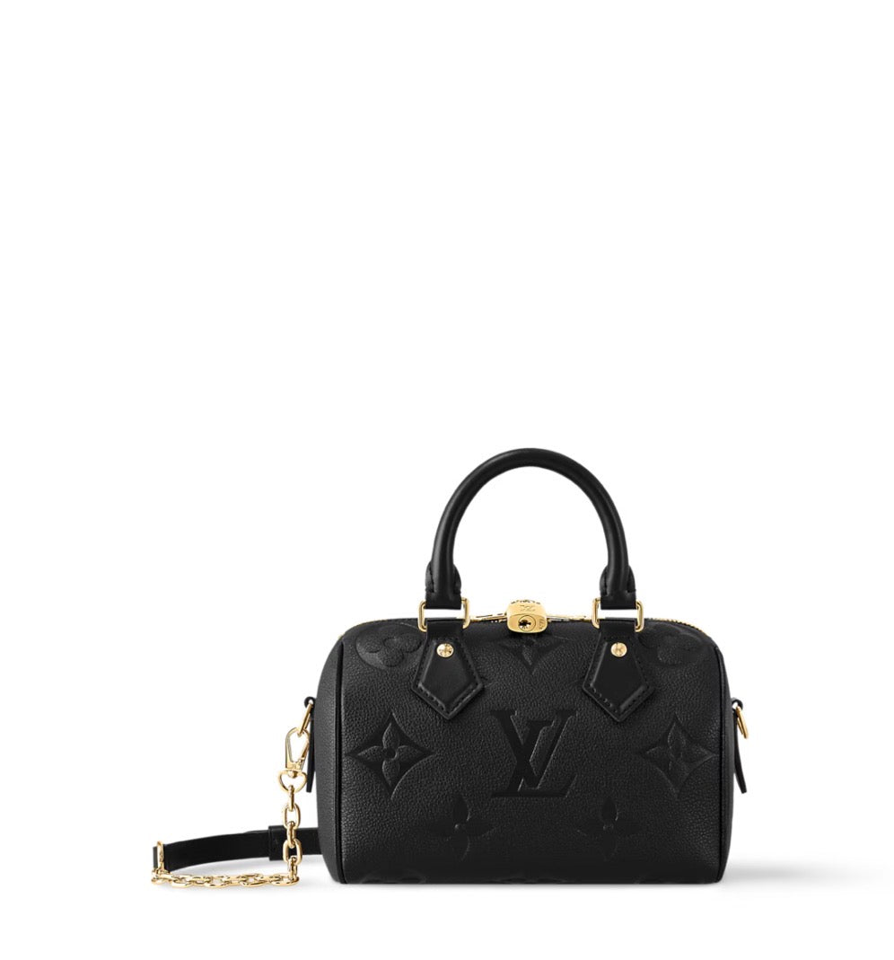 Sac Nano Speedy Black Monogram