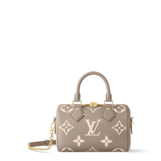 Sac Nano Speedy Monogram Beige
