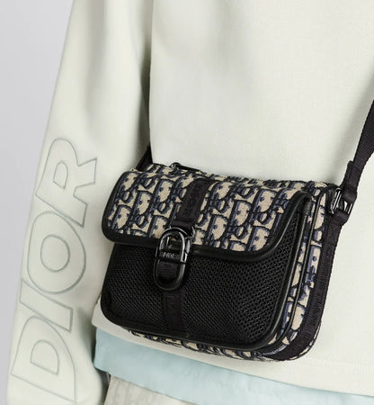 Sac Messenger Galop (Mesh Noir)