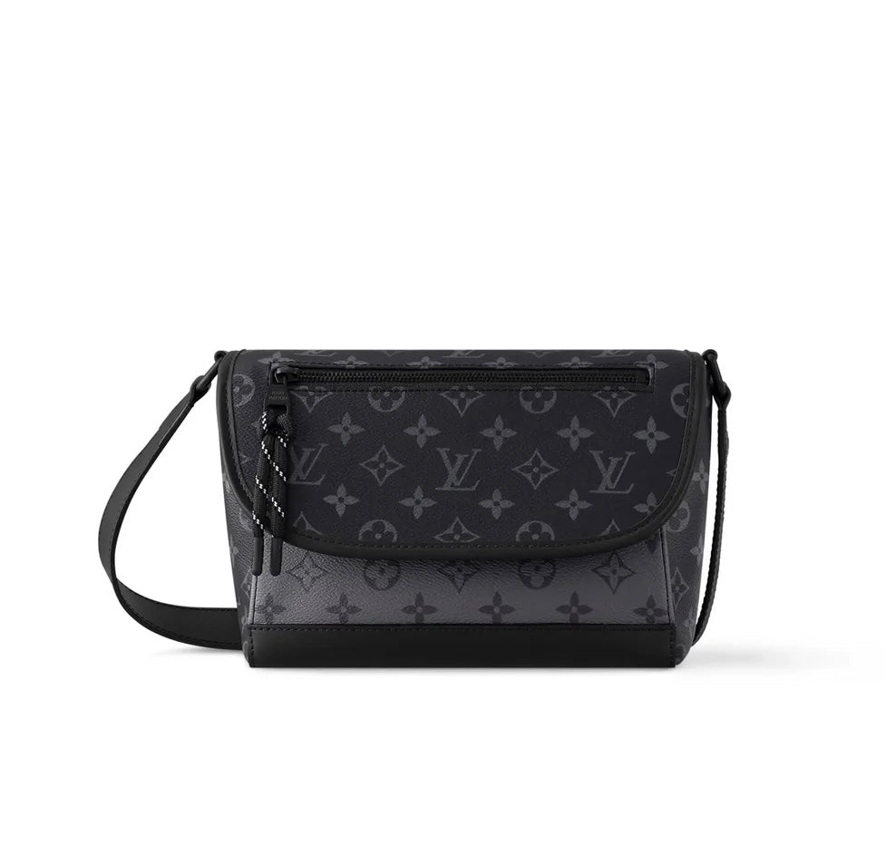 Sac Outdoor Messenger (Gris Noir)| Monogram Eclipse