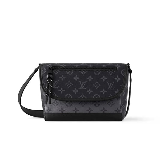 Sac Outdoor Messenger (Gris Noir)| Monogram Eclipse