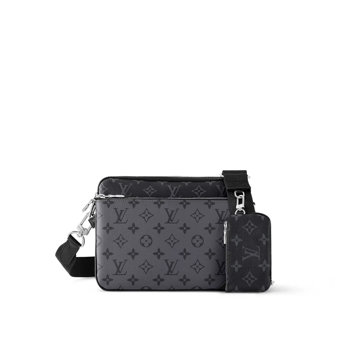 Sac Trio Messenger Monogram Eclipse