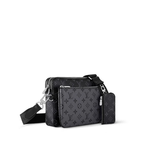 Sac Trio Messenger Monogram Eclipse