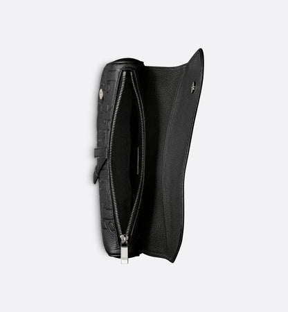 Sac Saddle - Cuir Monogram Noir