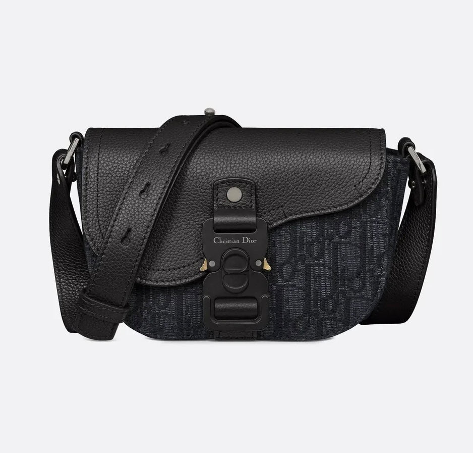 Sac Saddle Mini - Oblique Noir