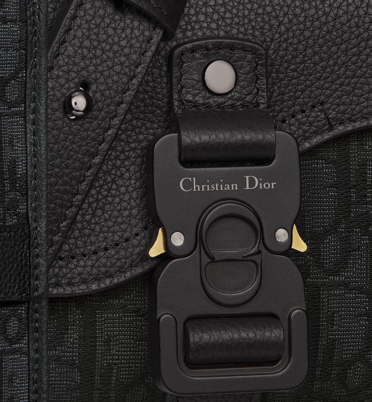 Sac Saddle Mini - Oblique Noir