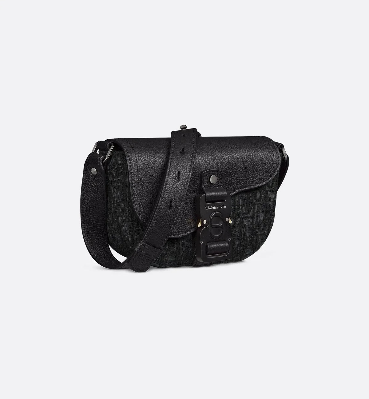 Sac Saddle Mini - Oblique Noir