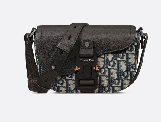 Sac Saddle Mini - Beige et Noir