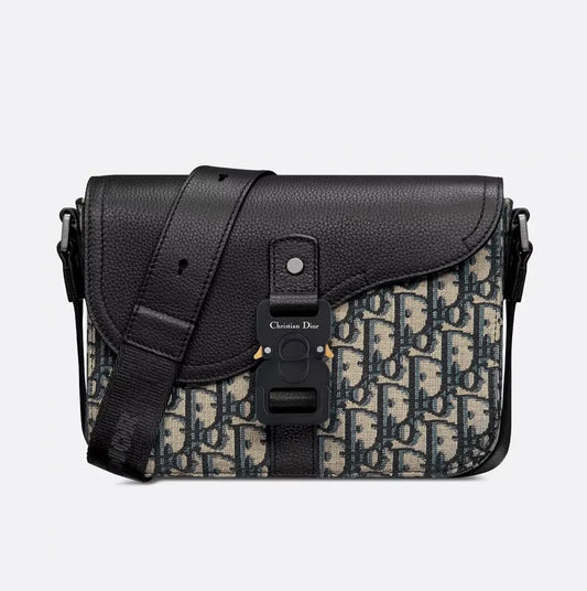 Sac Saddle Small - Beige Noir