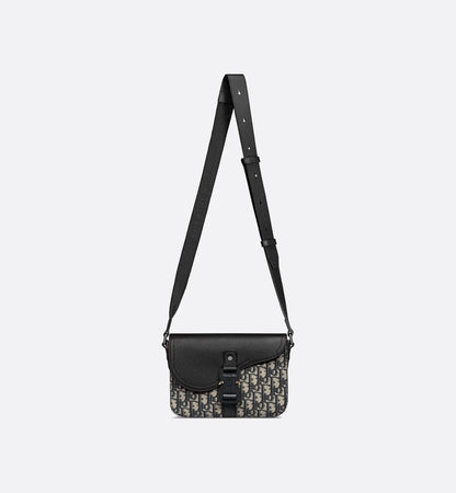 Sac Saddle Small - Beige Noir