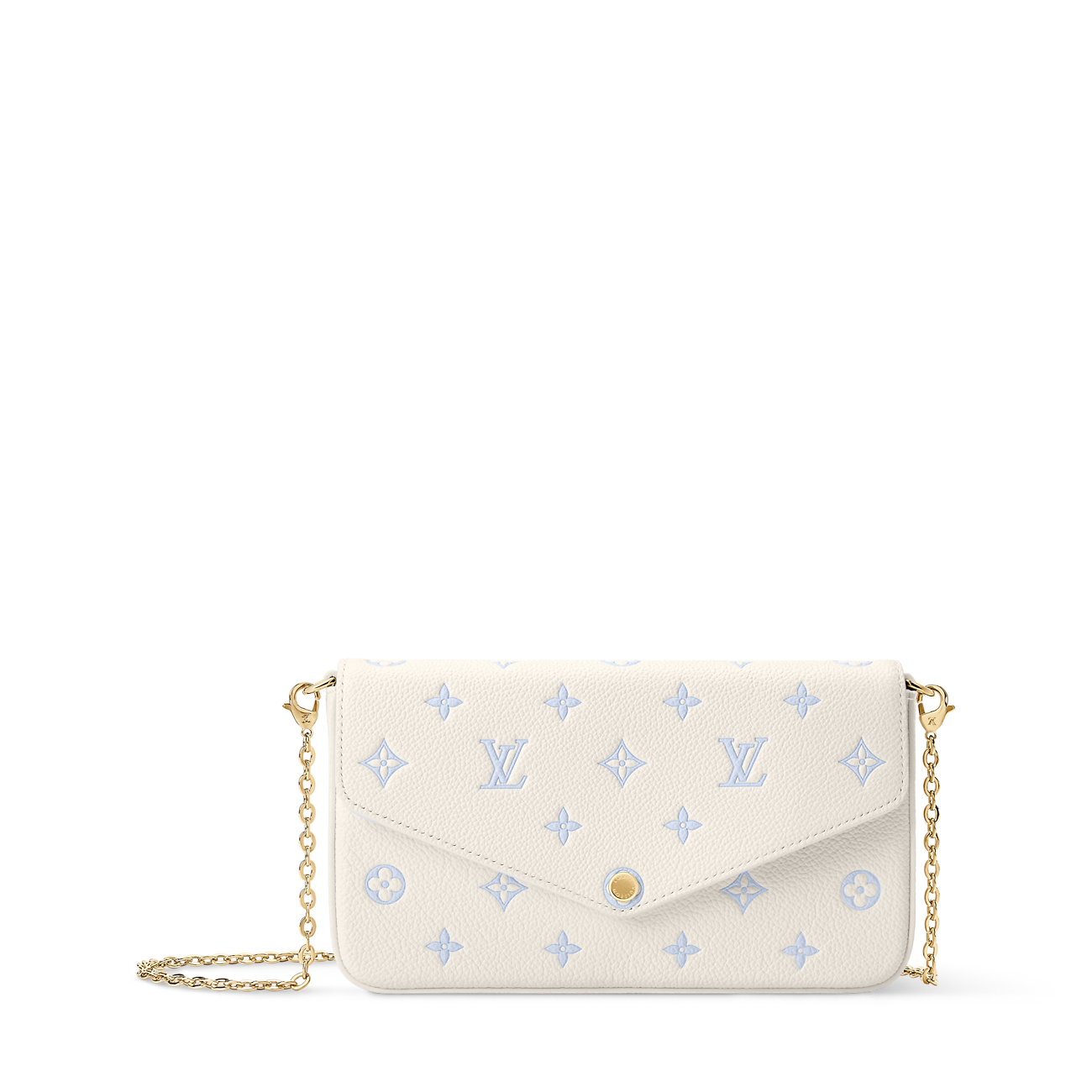 Pochette Métis — Blanc Lait / Bleu