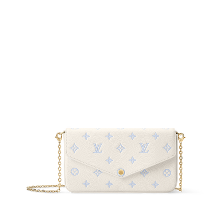 Pochette Métis — Blanc Lait / Bleu