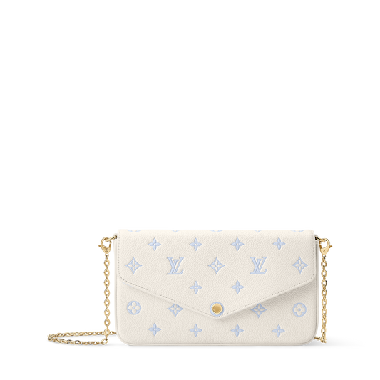 Pochette Métis — Blanc Lait / Bleu